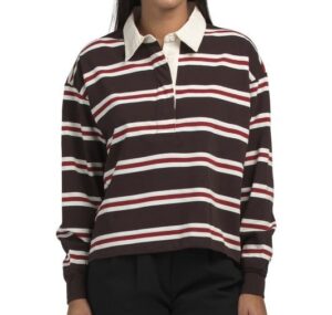 Image of sale on Striped Long Sleeve Polo
