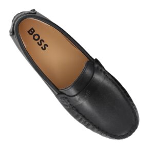 Image of sale on Boy’s Logo-Embossed Leather Penny Loafers, Kid