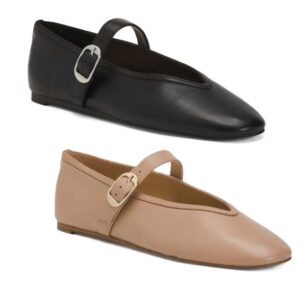 Image of sale on Leather Godea Mary Jane Flats
